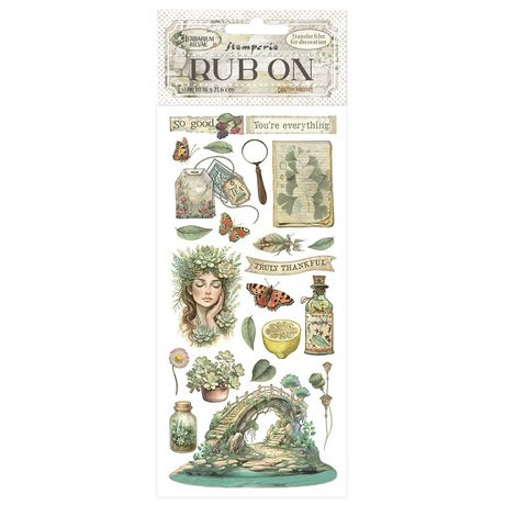 Stamperia Herbarium Silvae Rub On - Bridge